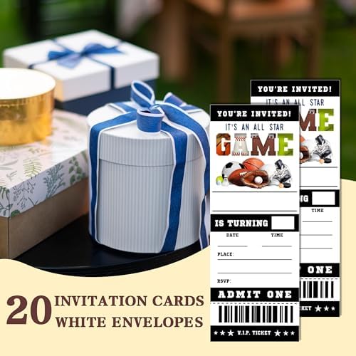 Heiyihe Sports Birthday Cards with Envelopes