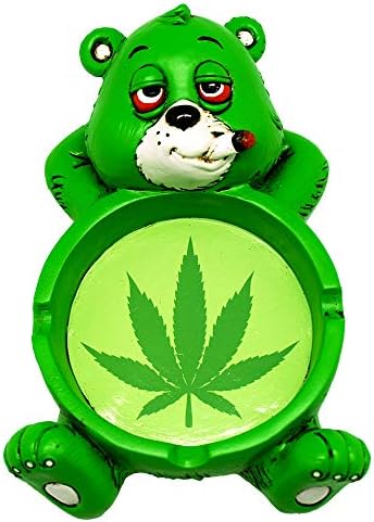 Fantasy Gifts Stoner Bear Polyresin Ashtray