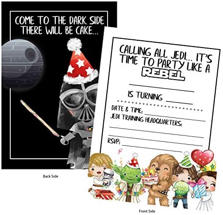 Silly Goose Gifts Party Like A Rebel Invitations Set of 12 Envelopes Included