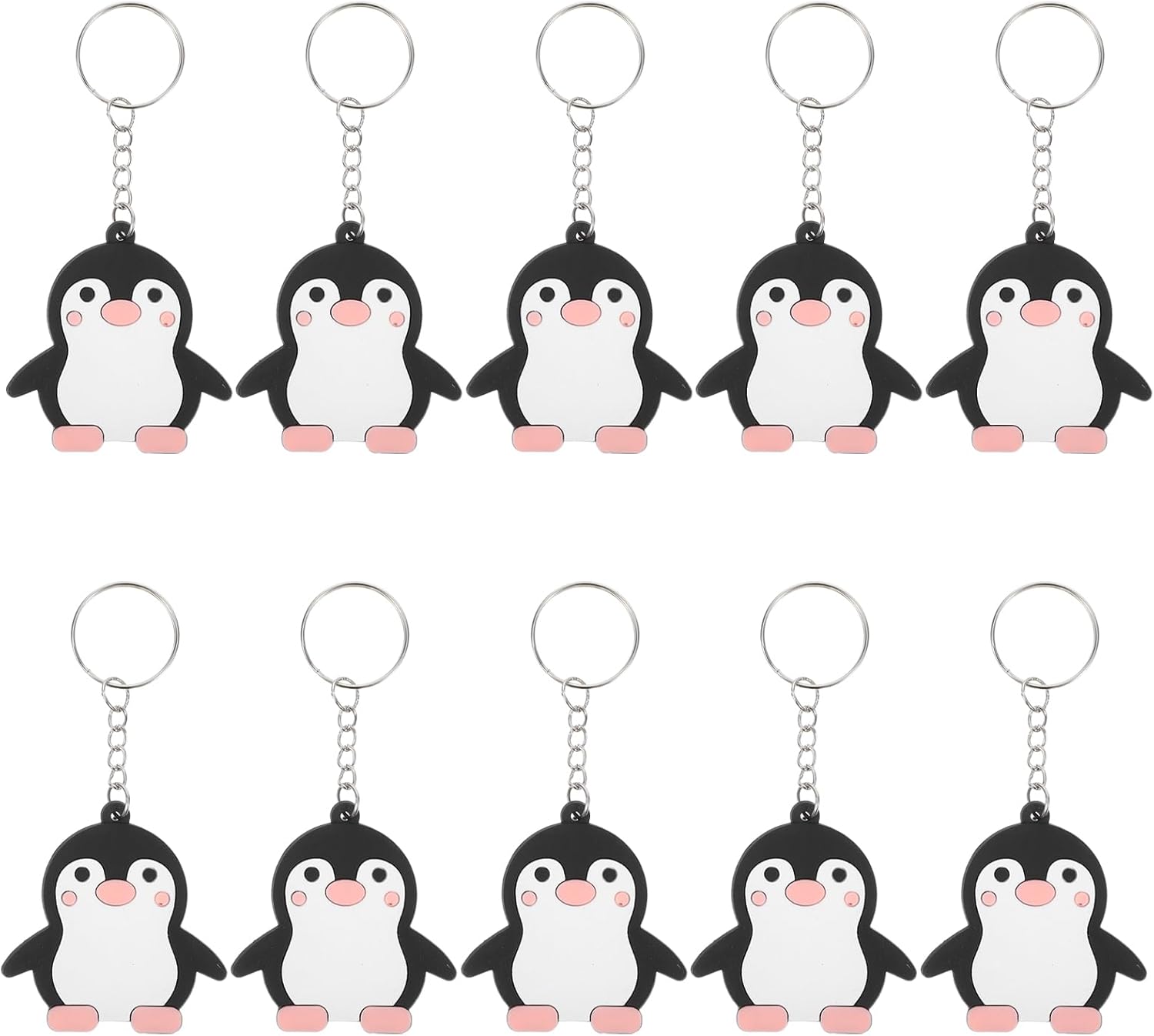 LUOZZY 24Pcs Penguin Keychain Party Favors