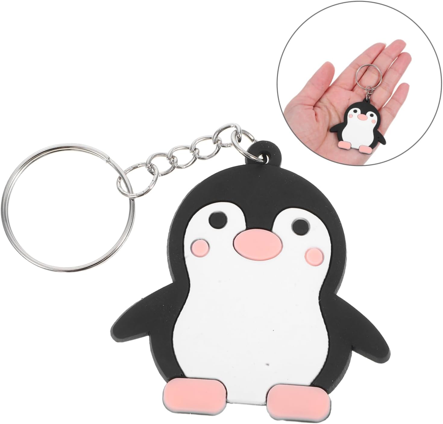 24Pcs Penguin Keyring Cute Animal Pendant