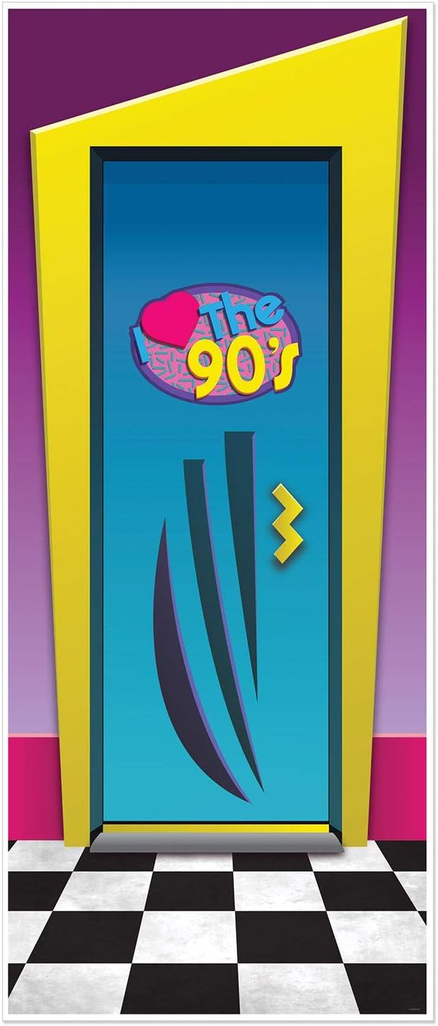 I Love The 90s Door Cover Pack of 2