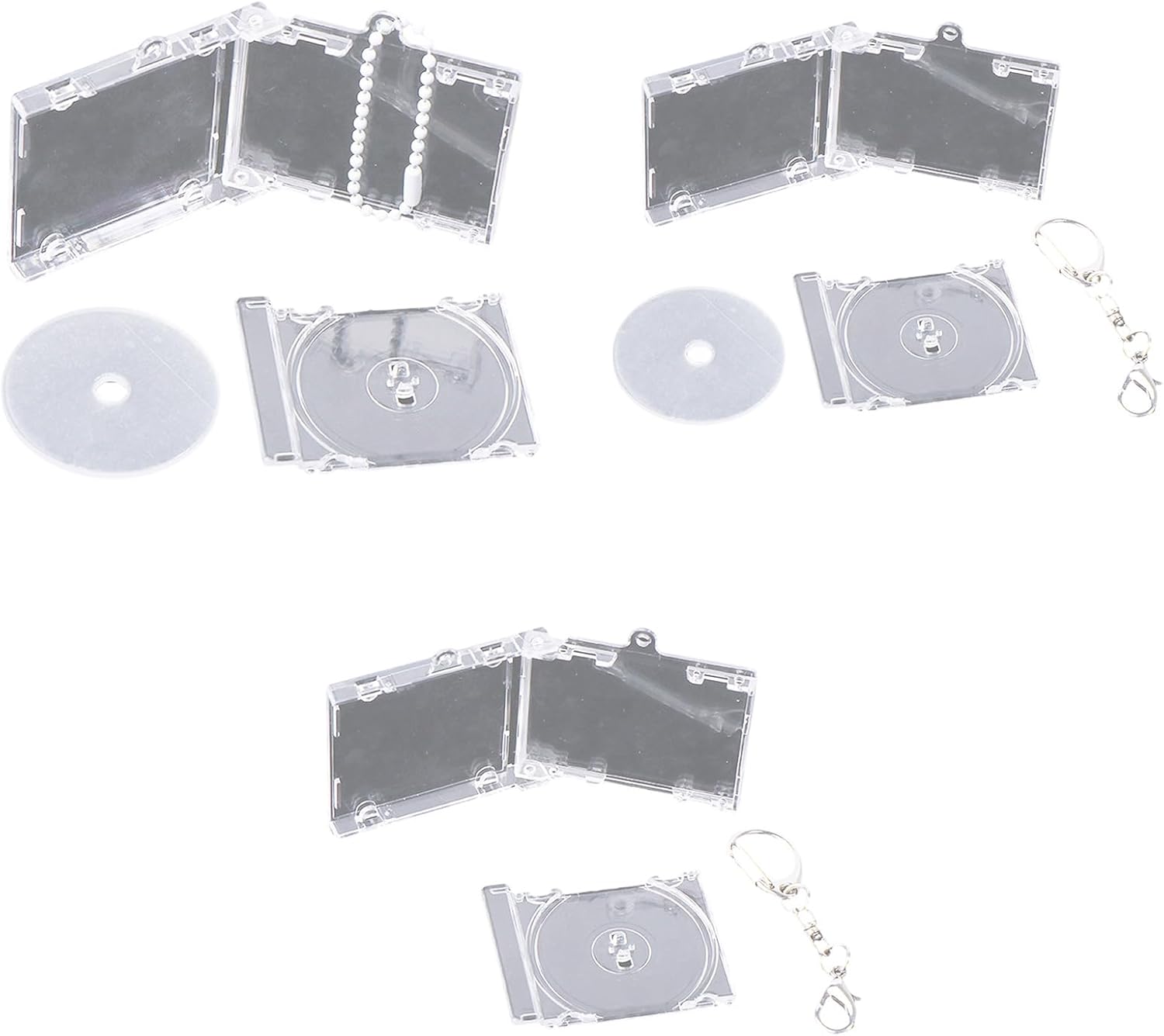 10pcs Miniature Album Keyring for Music Lovers