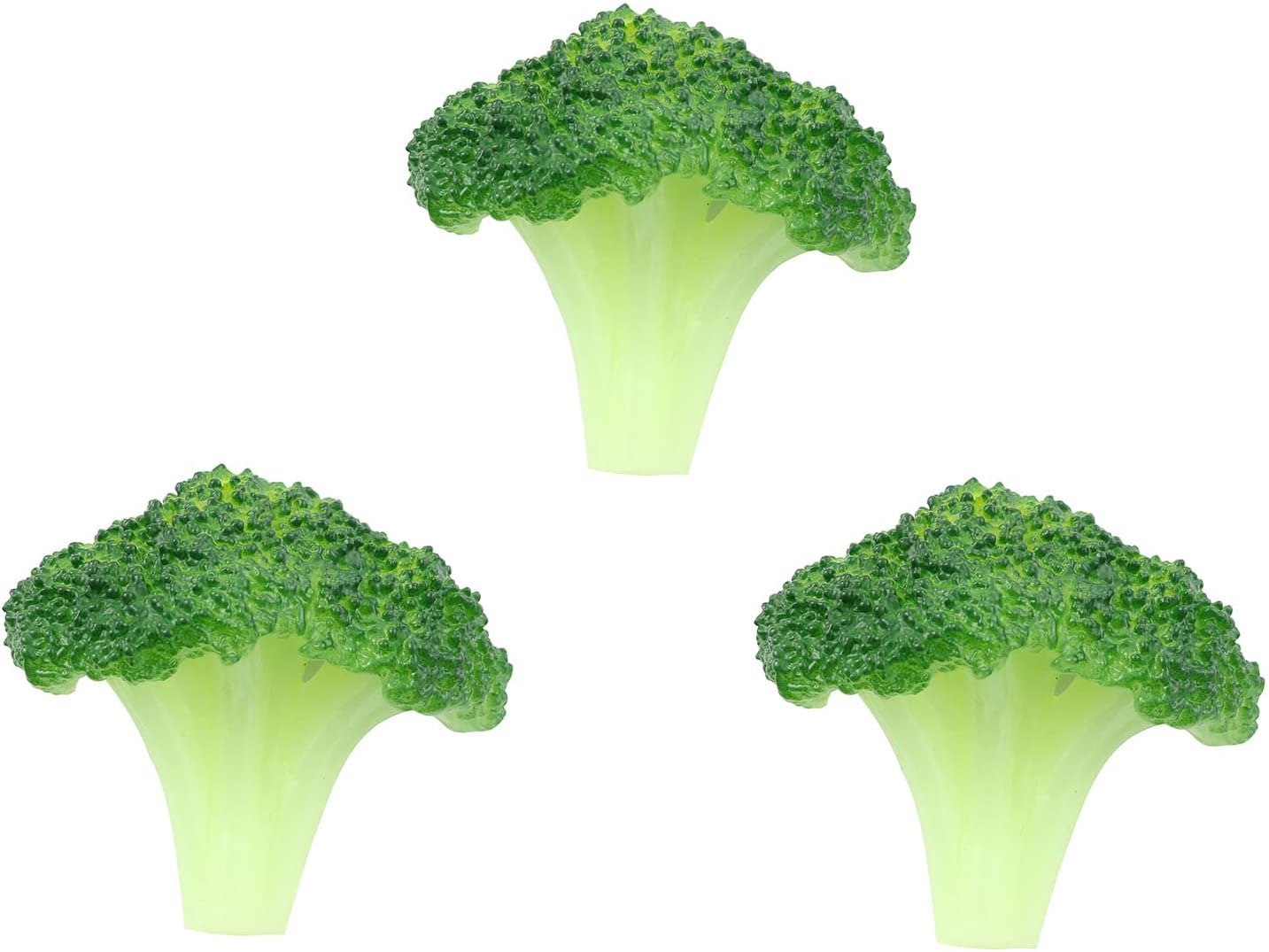 XGNG 6pcs Artificial Broccoli Decor Cutout