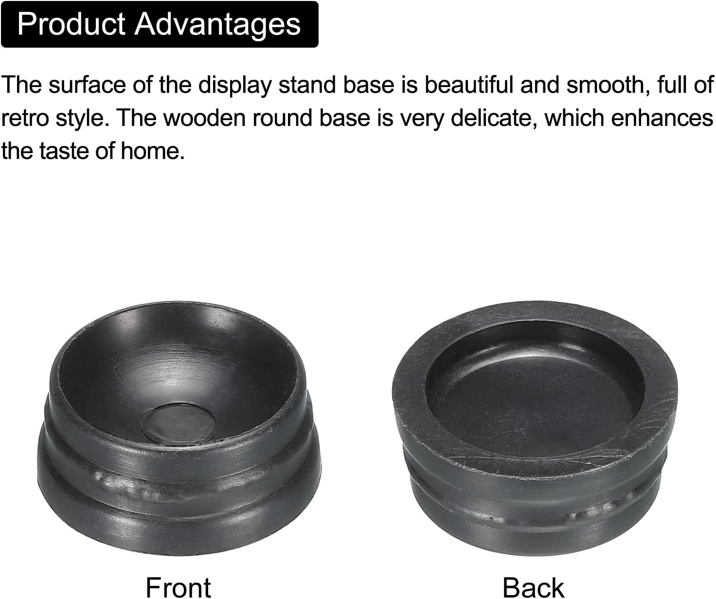 MECCANIXITY Ball Stand Display Base 25cm Black Pack of 16