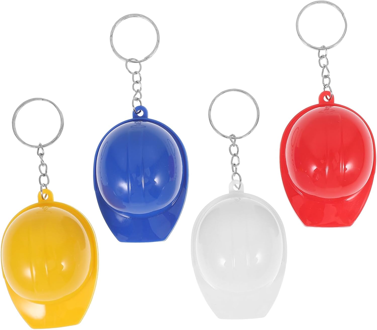 20 Pcs Zinc Alloy Construction Helmet Bottle Opener Keychain