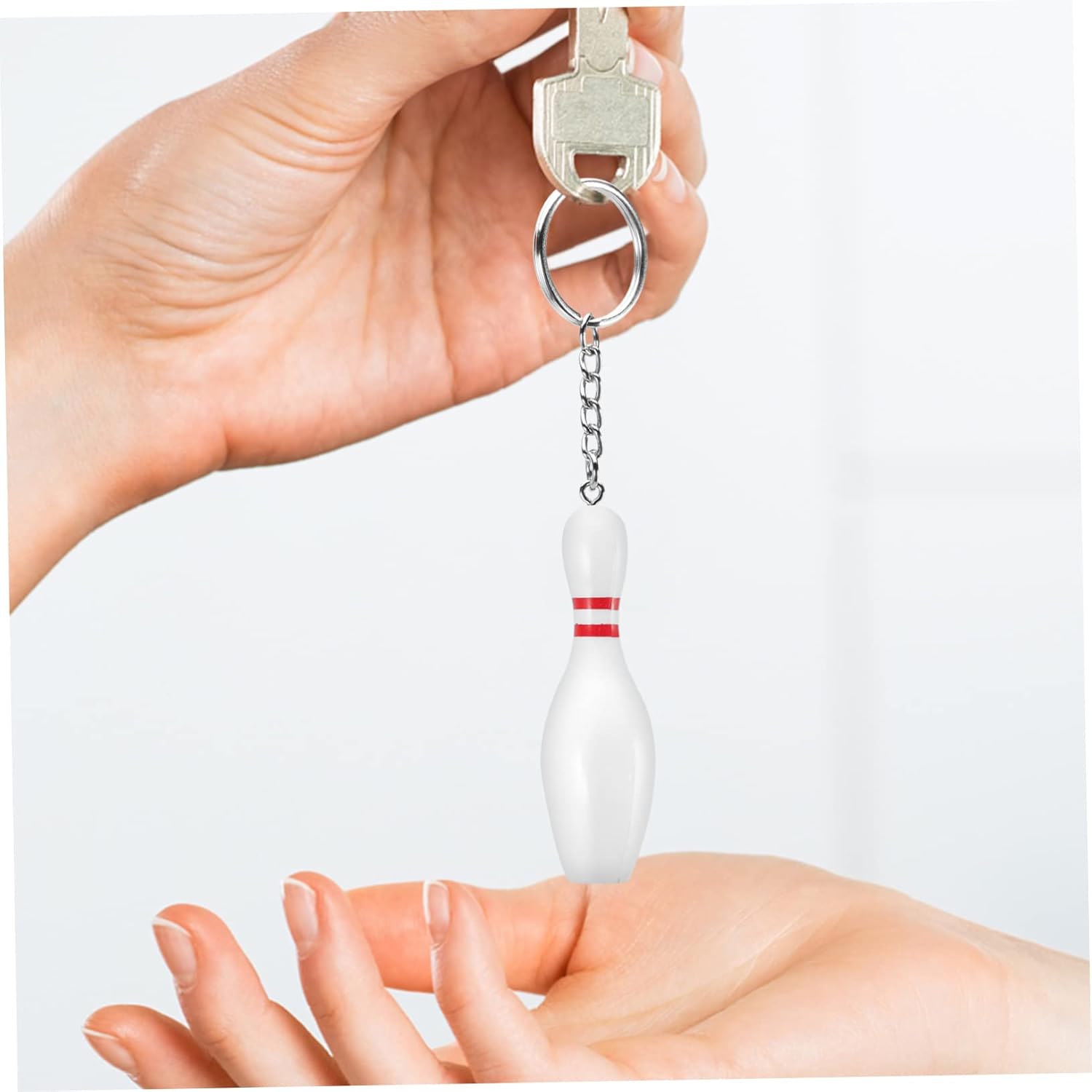 BESTonZON Bowling Keychains Cute Cartoon Design