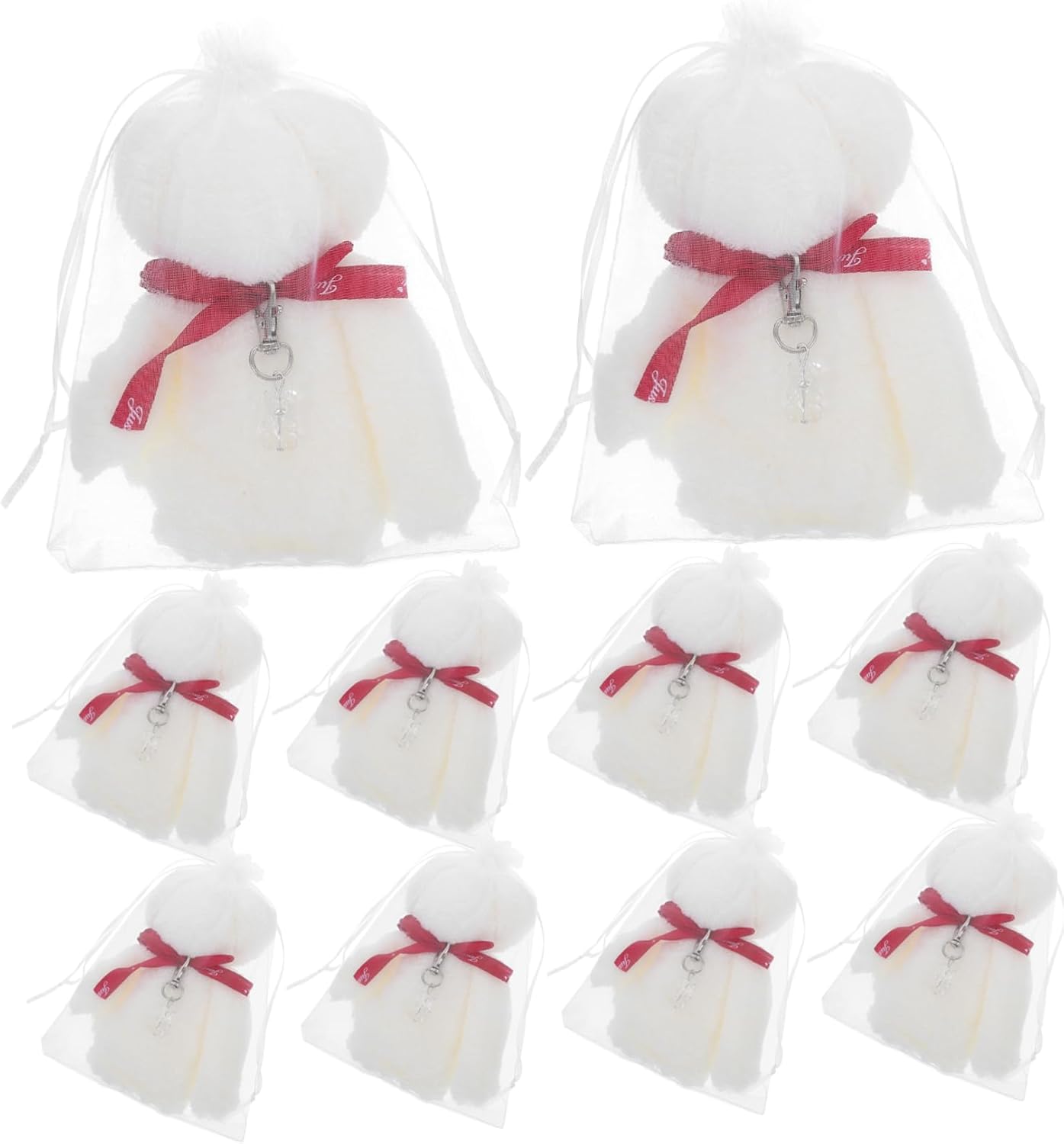 Graduation Party Bear Towel Keychain Set