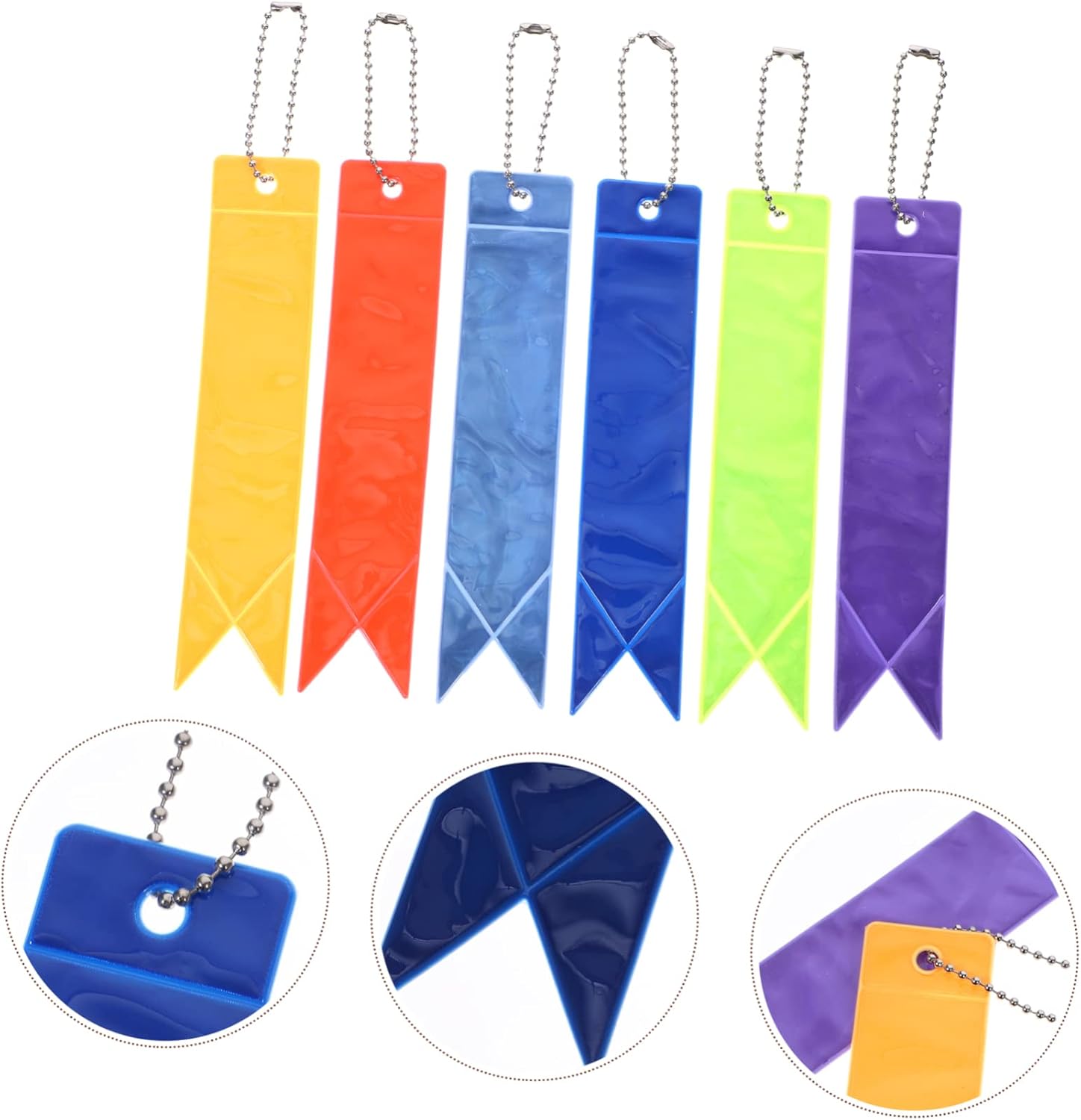 KESYOO Reflective Keychain Pendant Holder for Bags and Purses