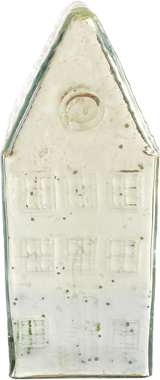Creative Co Op Mercury Glass House Silver