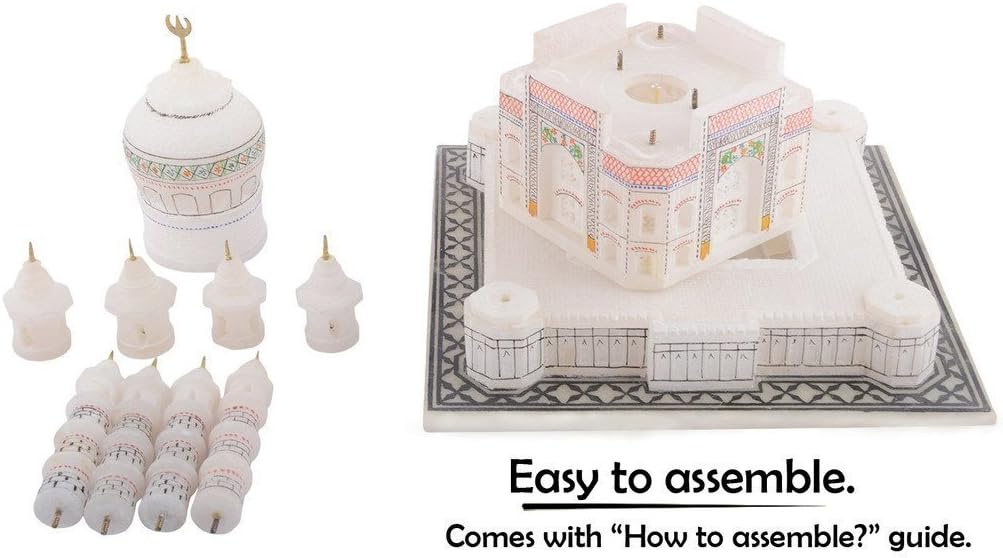 StonKraft 9 Inch Taj Mahal Marble Replica Model