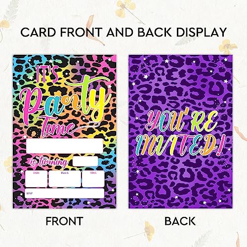 Its Party Time Birthday Invitations with Envelopes