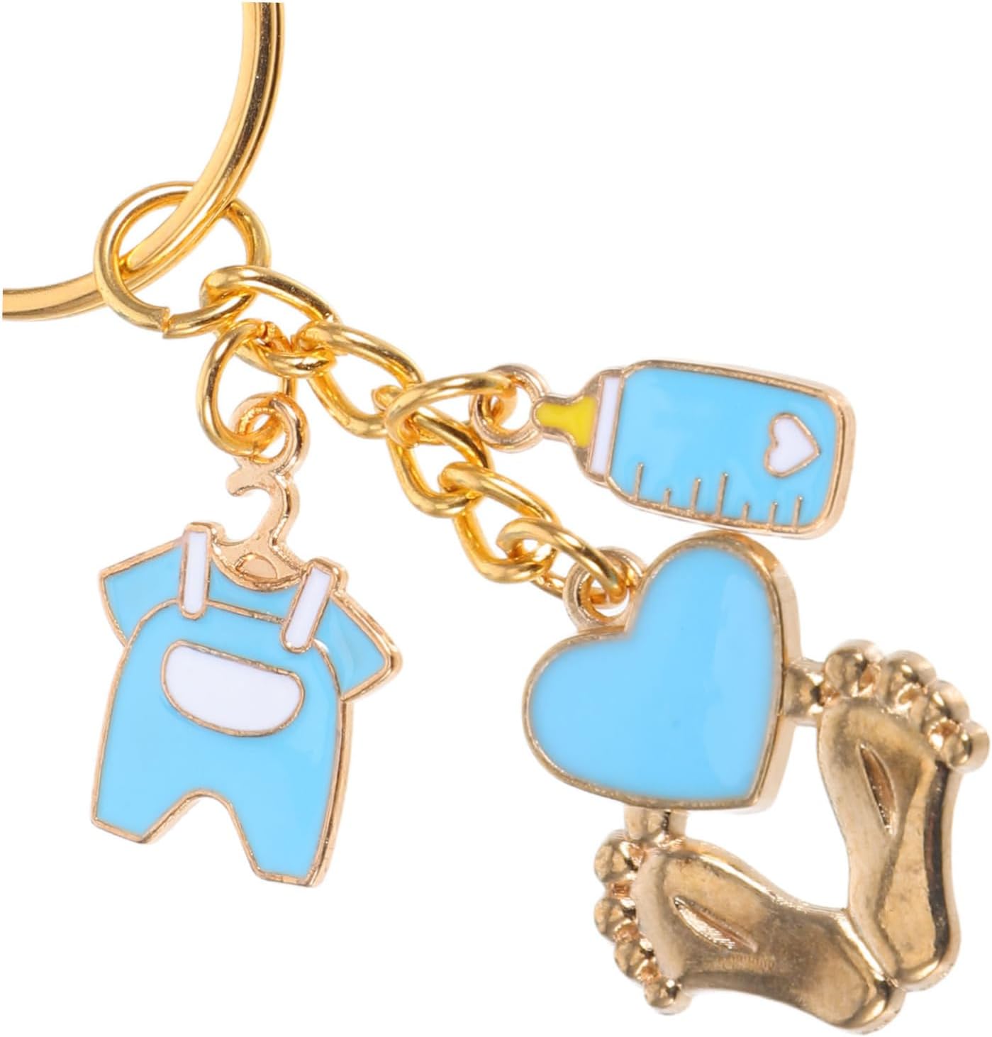 1 Set Shower Gender Reveal Cupcake Rack Keychain Favors