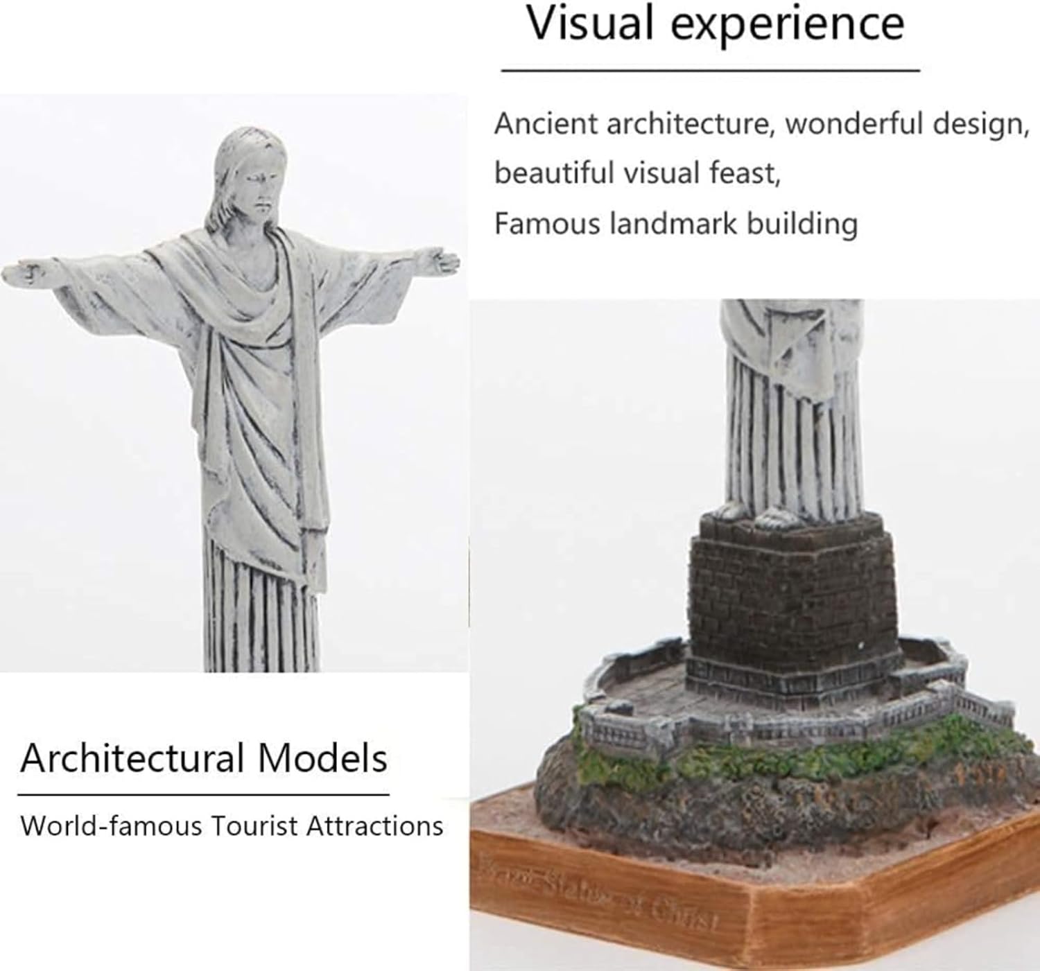 Brazilian Christ The Redeemer Statue Sculpture Ornament