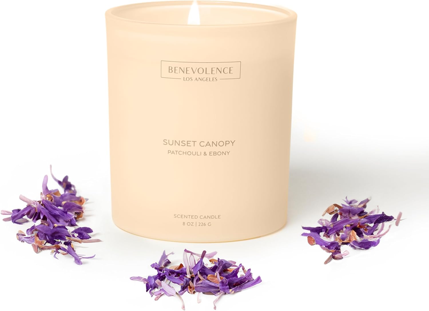 Benevolence LA Patchouli Ebony Scented Candle 8oz 45-Hour Burn