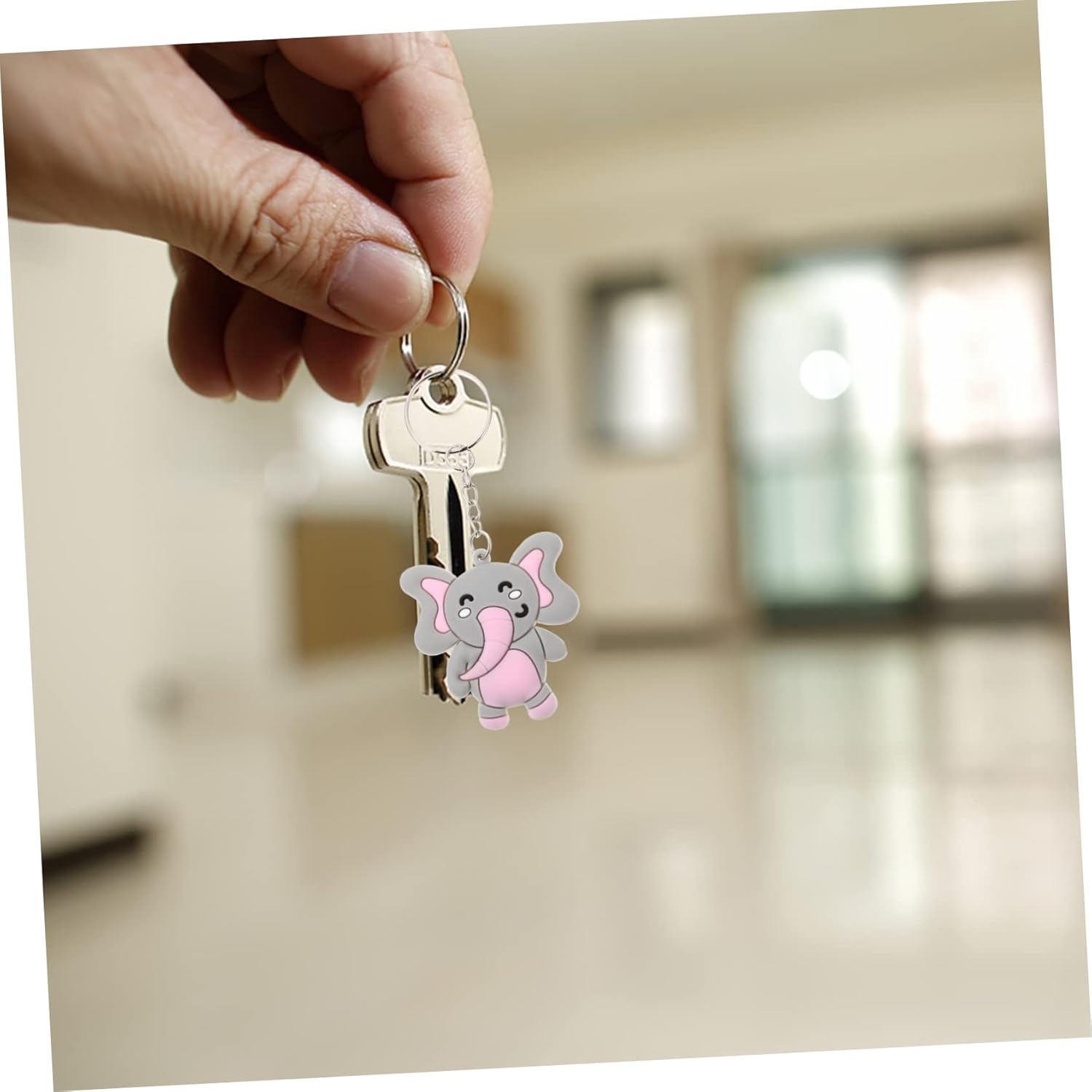 50pcs Cute Elephant Keychain Bag Pendant