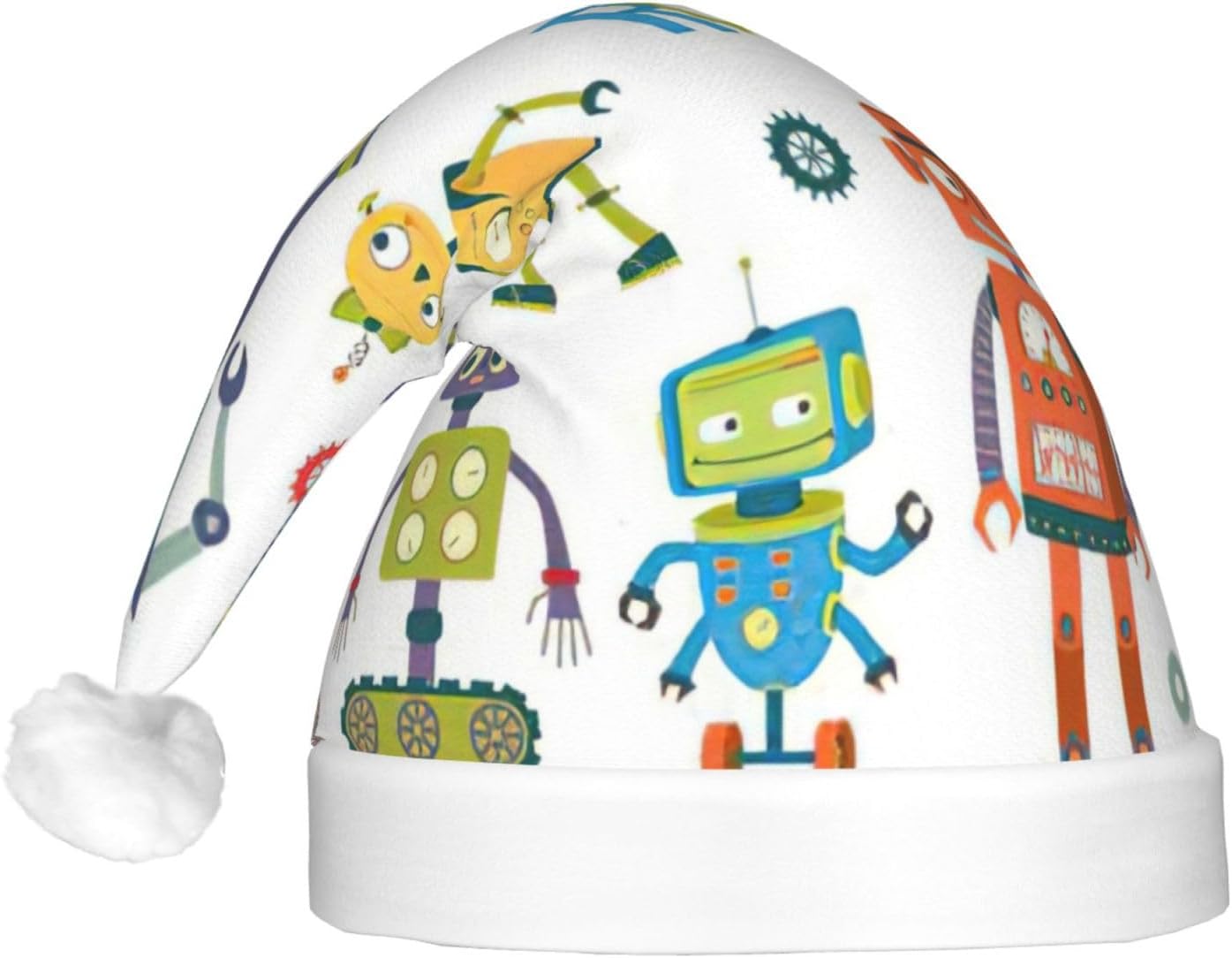Cute Cartoon Robot Christmas Hat Unisex Beanie