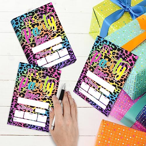 Its Party Time Birthday Invitations with Envelopes