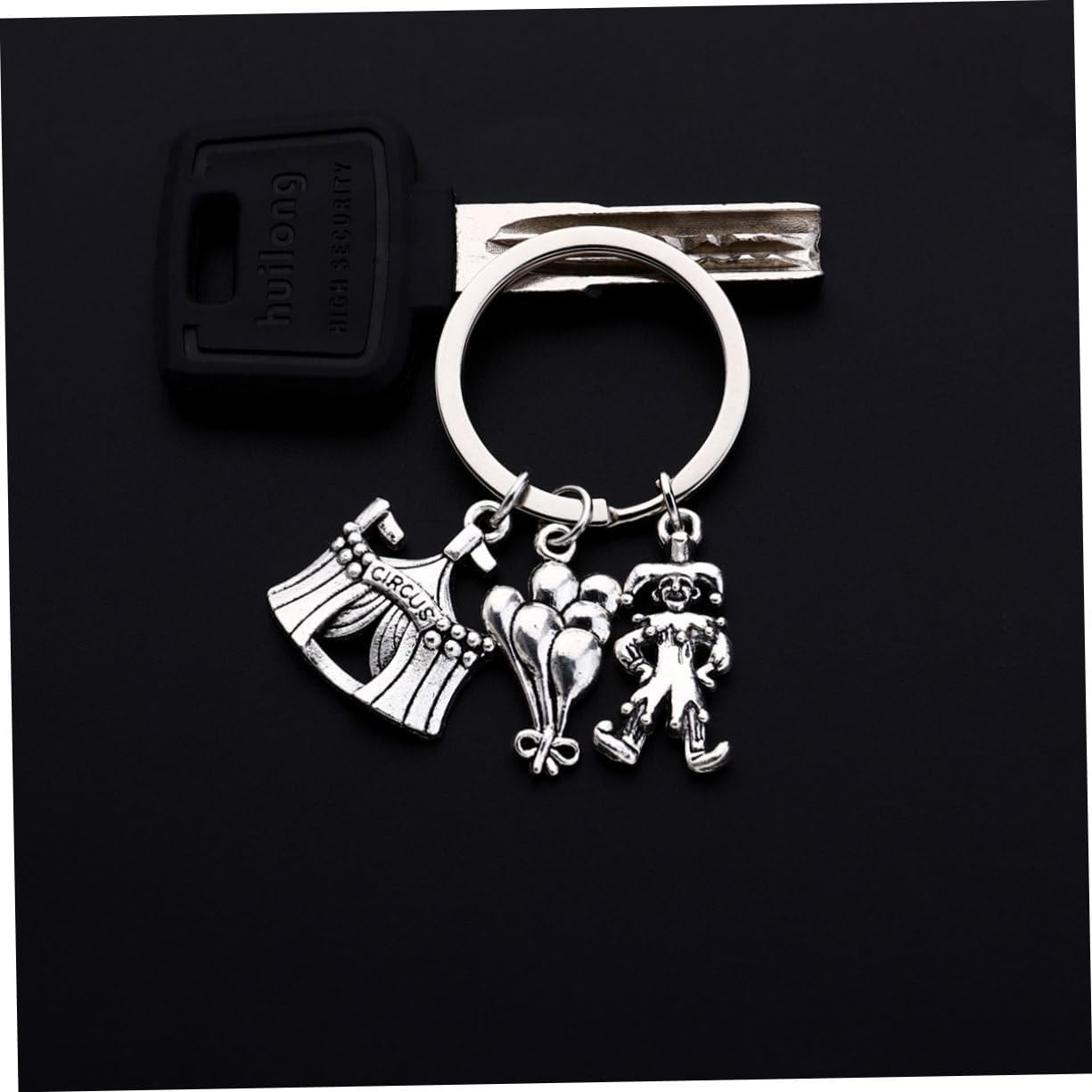 Circus Keychain with Plush Treasure Chest Design