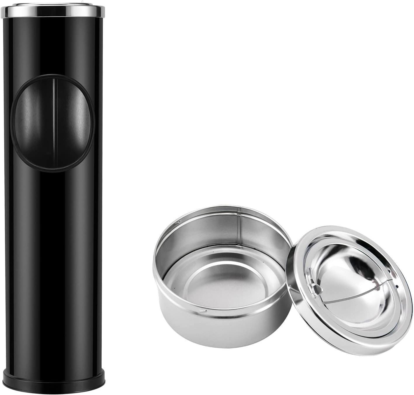 Anfrere Large Tall Outdoor Ashtray with Lid