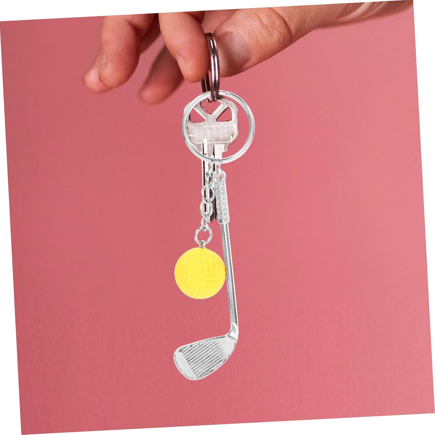 BESPORTBLE 8 Pcs Golf Ball Keychain Set