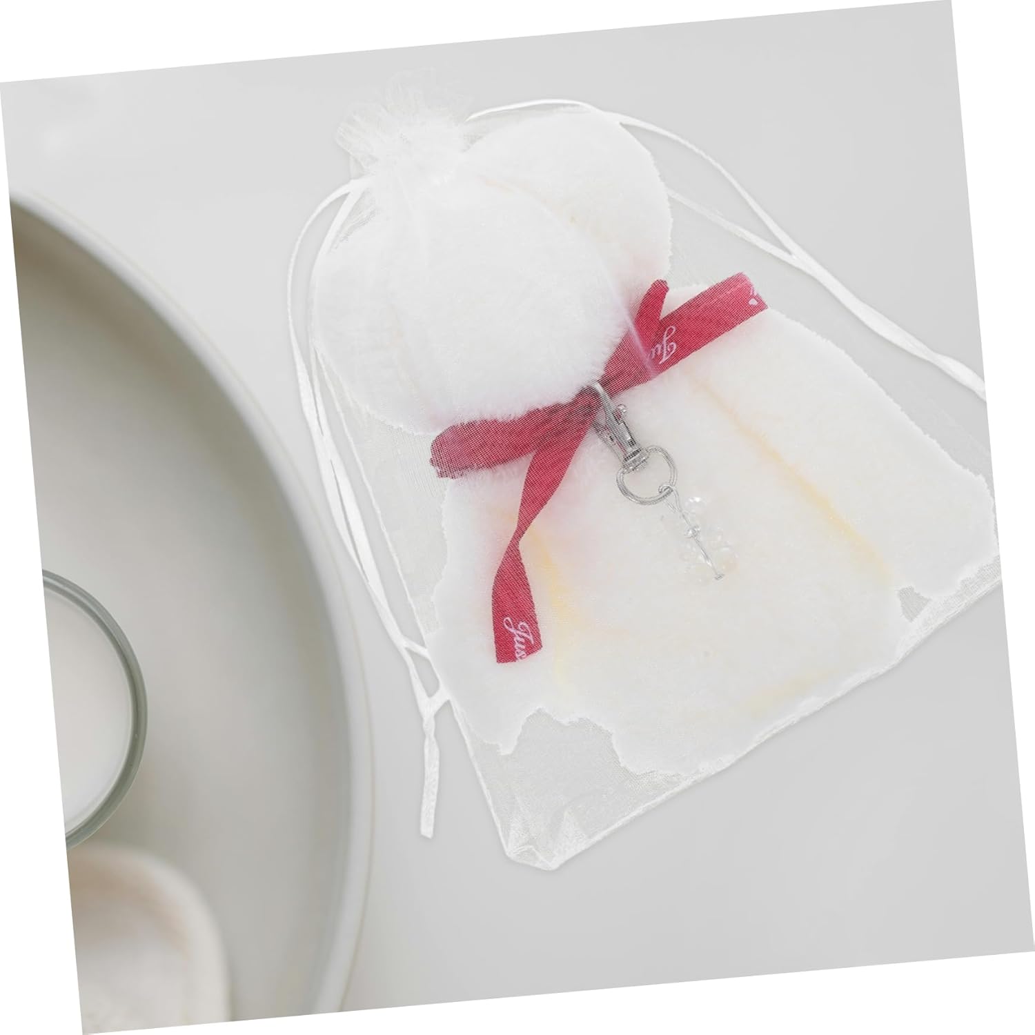 Graduation Party Bear Towel Keychain Set