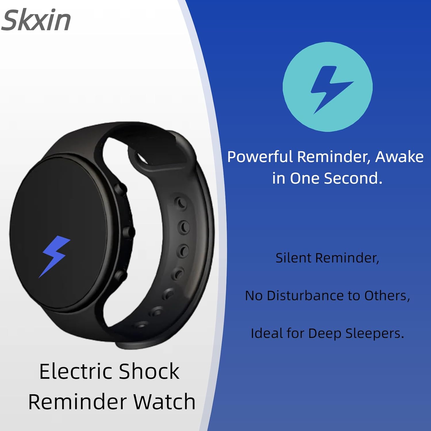 Electric Shock Alarm Clock for Heavy Sleepers