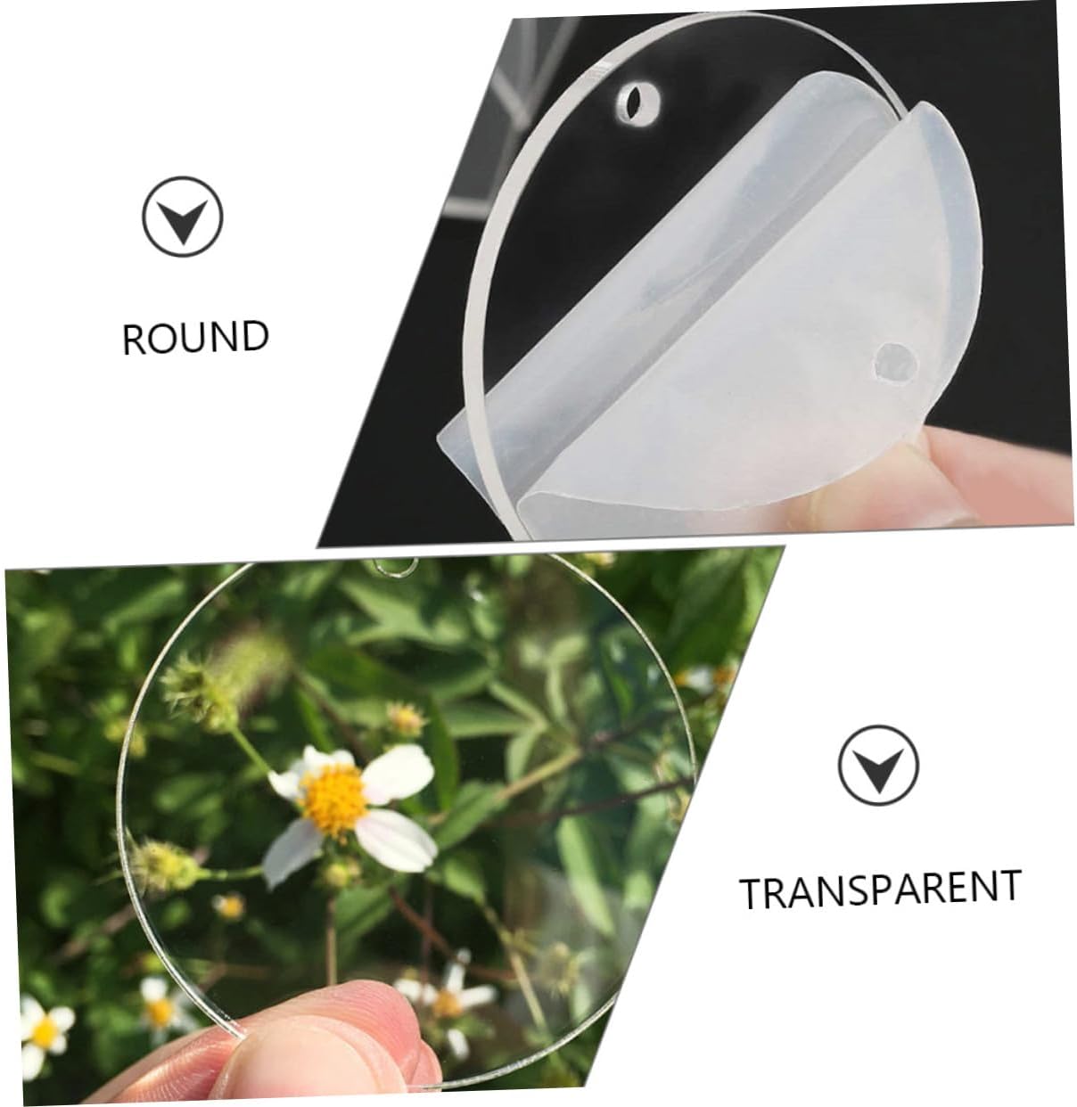 Gadpiparty 150pcs Keychain Blanks for Crafts and DIY