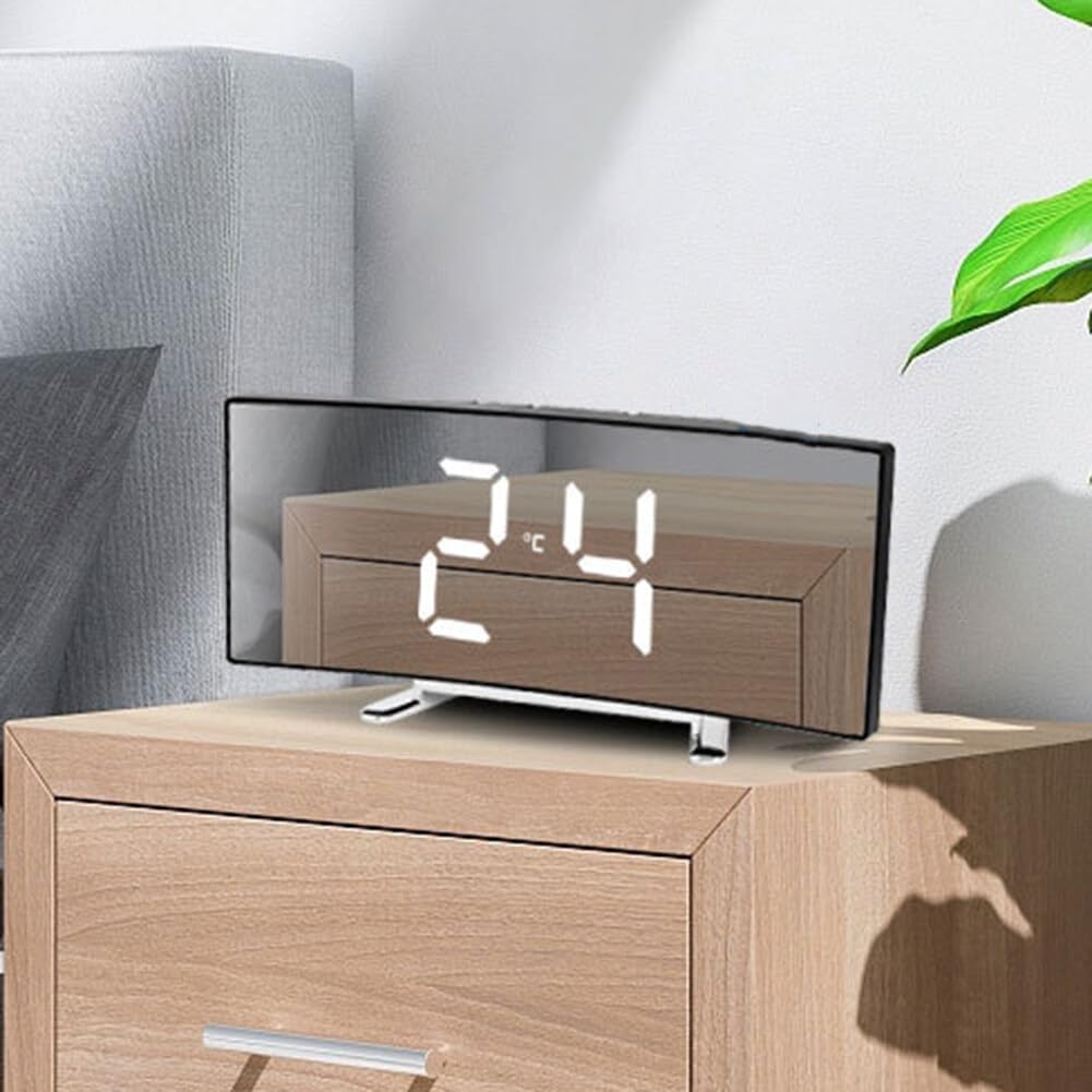 Eforcase Digital Alarm Clock with Temperature Display