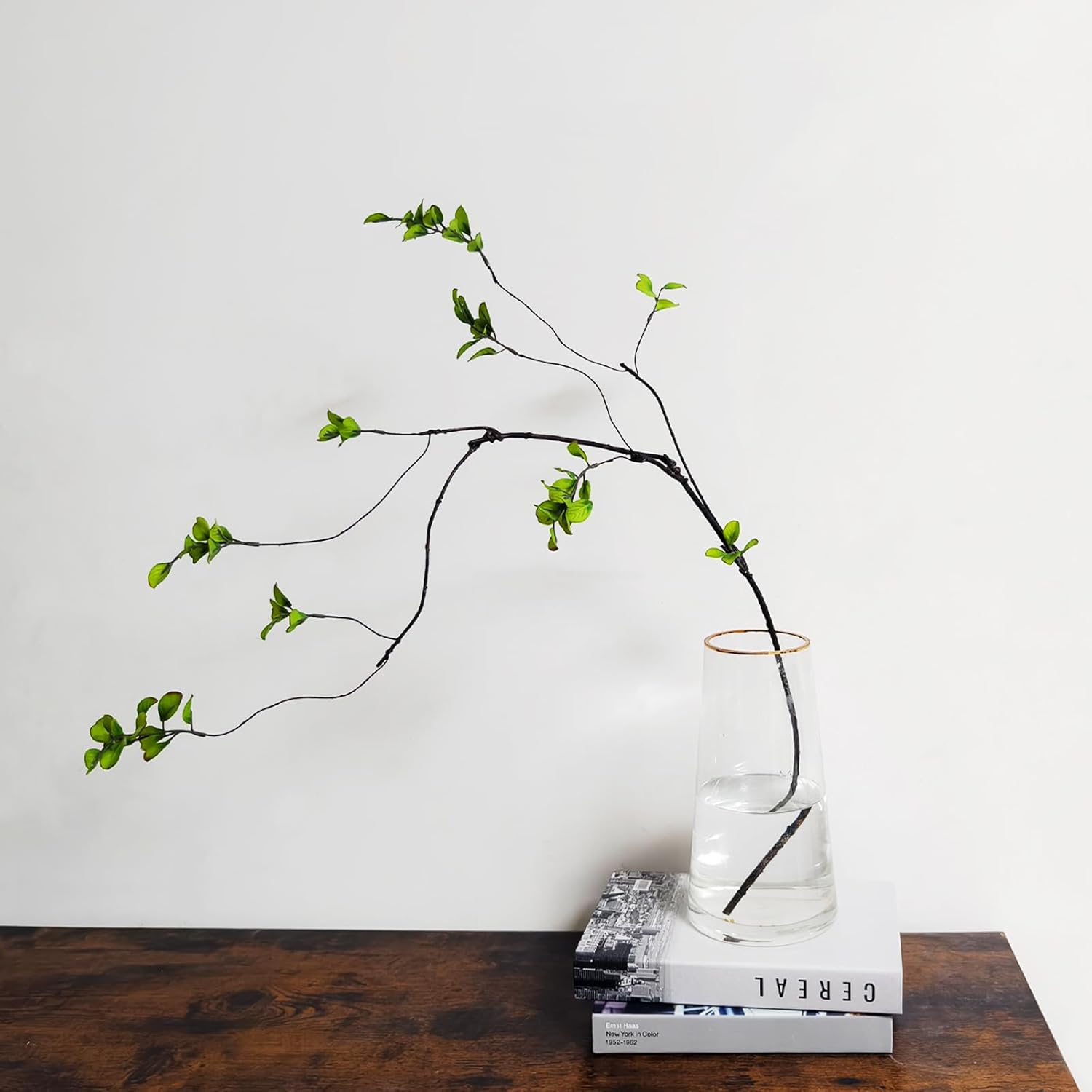 4 Pcs Artificial Ficus Branches for Vase Filler and Centerpiece