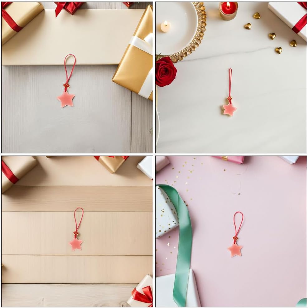 Lurrose 3pcs Glow In The Dark Phone Chain Keyrings
