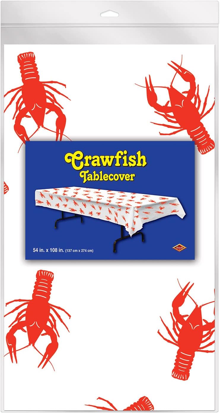 Beistle Crawfish Tablecover for Parties