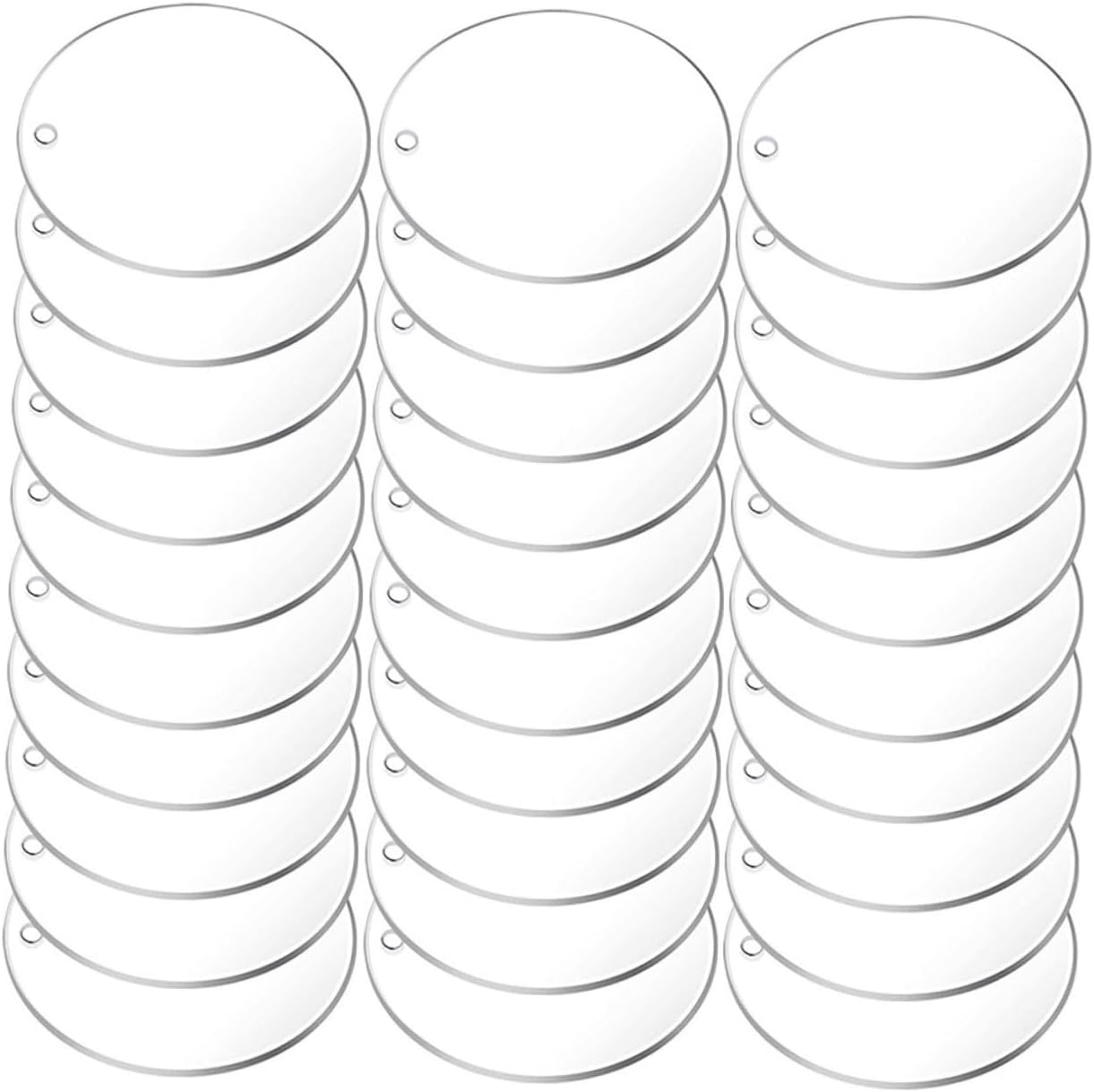 Gadpiparty 150pcs Keychain Blanks for Crafts and DIY