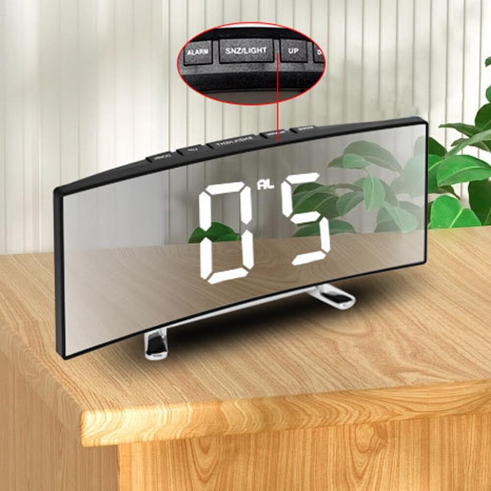 Eforcase Digital Alarm Clock with Temperature Display