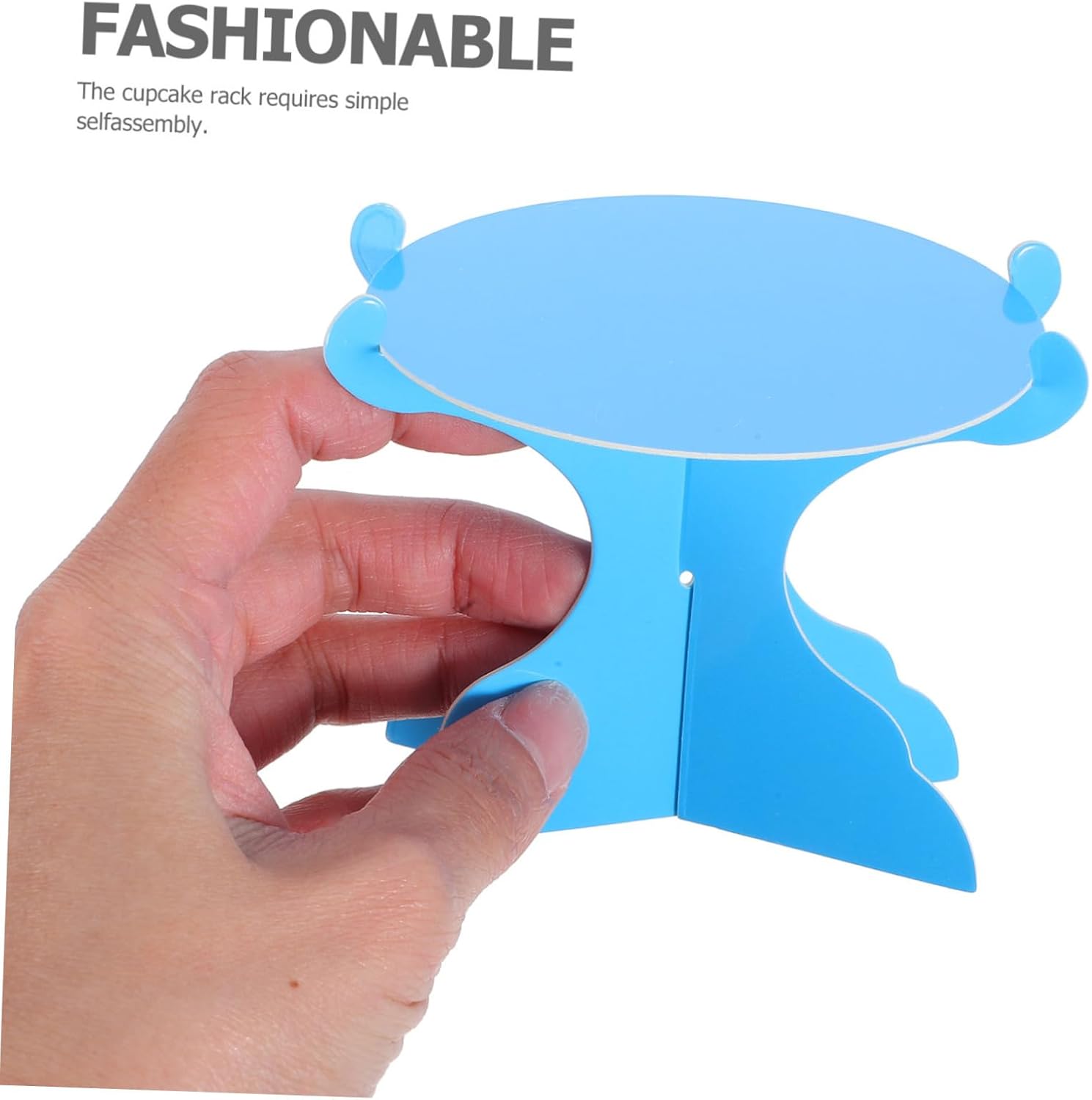 GLEAVI 1Set Shower Footprint Keychain and Mini Cupcake Rack