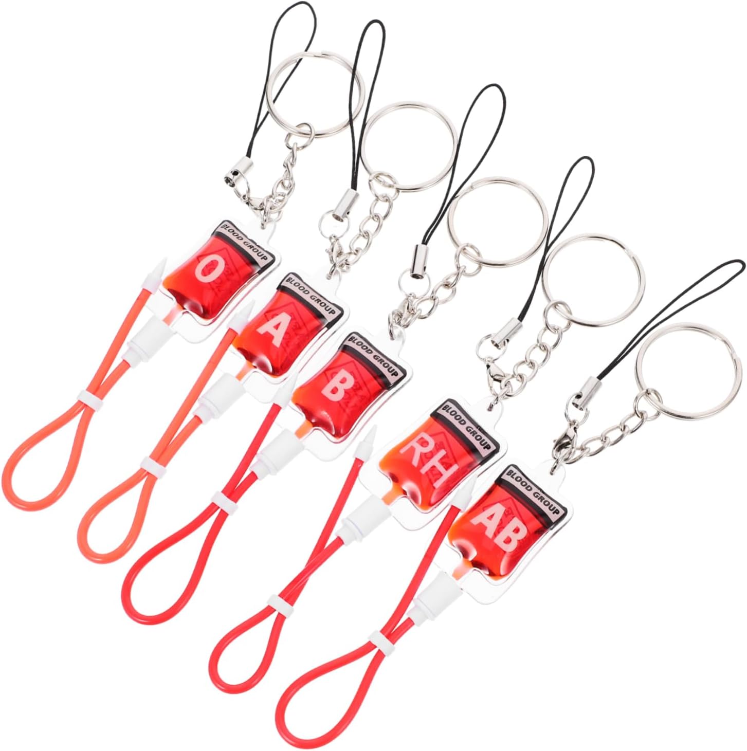 25pcs Unique Keychain Holder for Halloween Style Keyring Decor