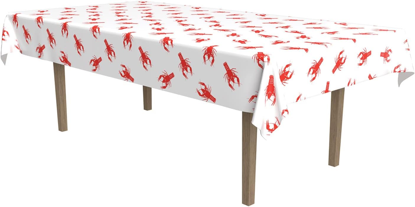 Beistle Crawfish Tablecover for Parties