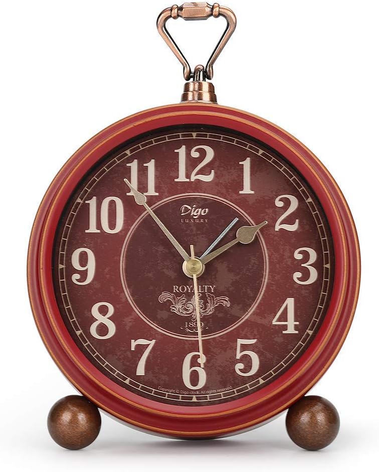 Number One Classic Retro Alarm Clock with HD Glass