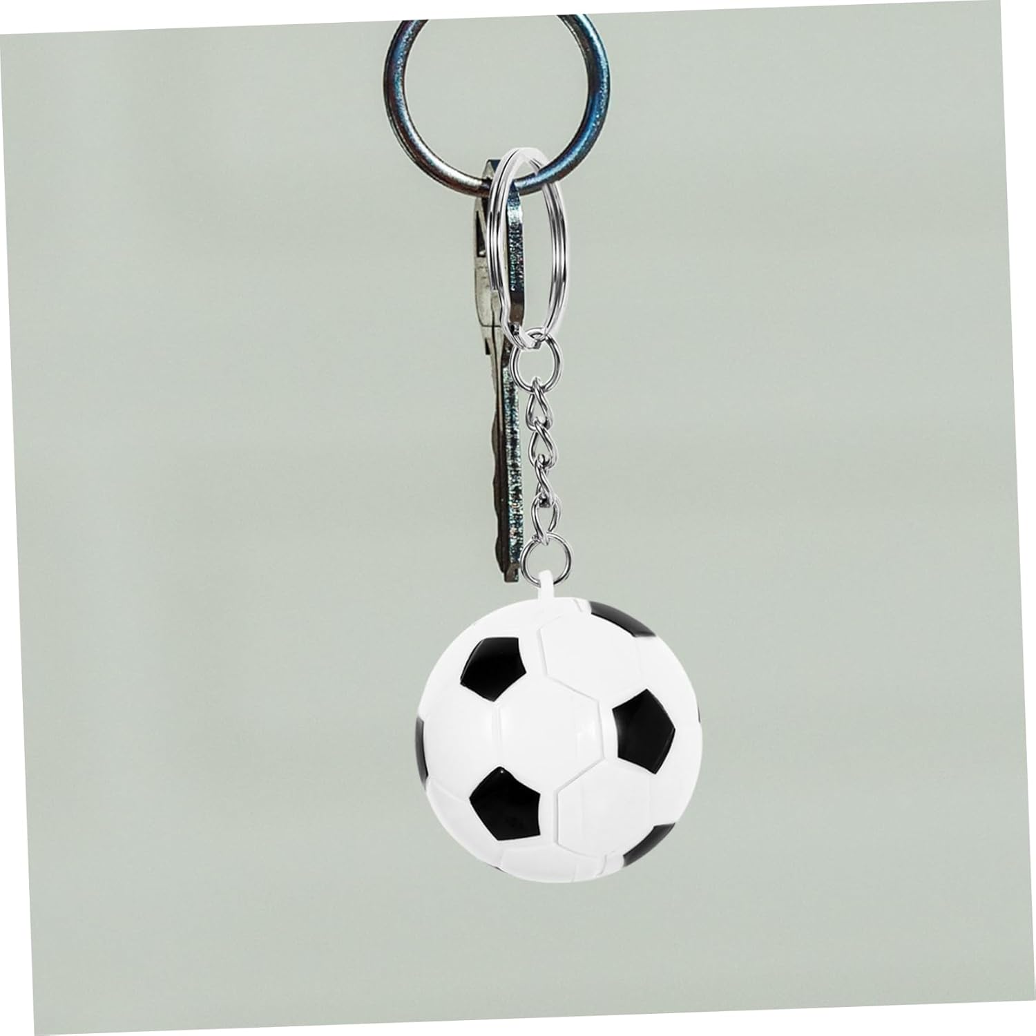 2PCS Creative Football Keychain Set for Men