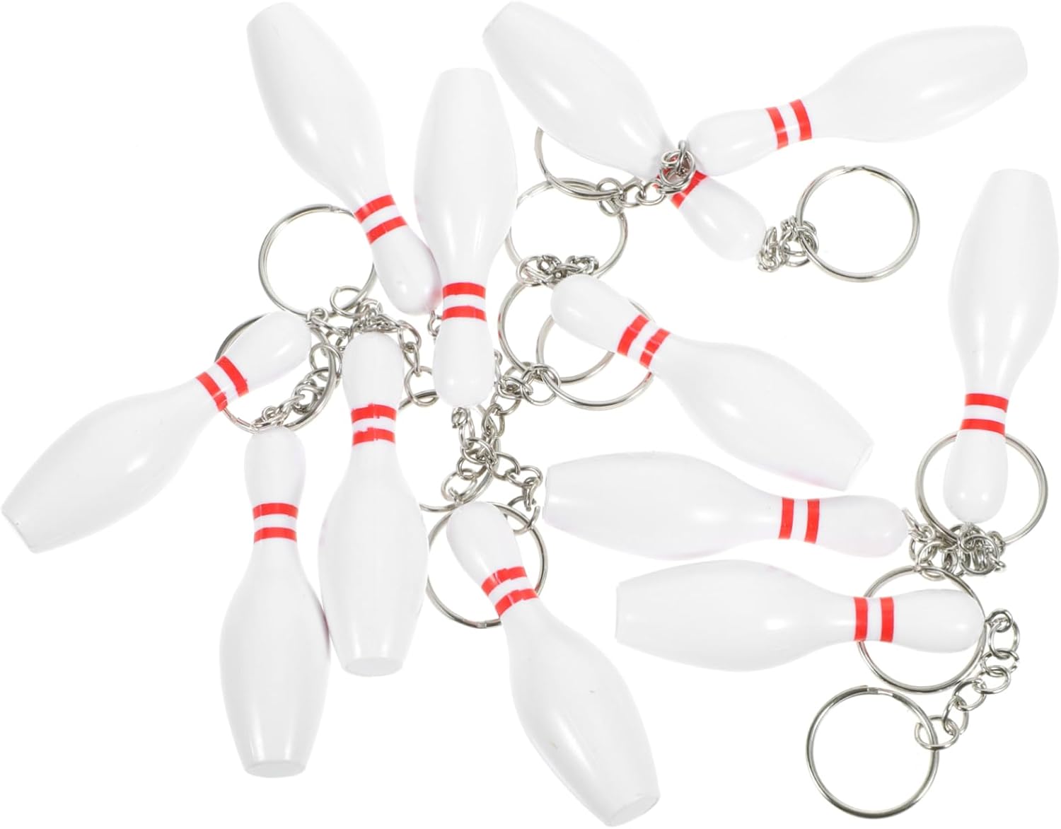 BESTonZON Bowling Keychains Cute Cartoon Design