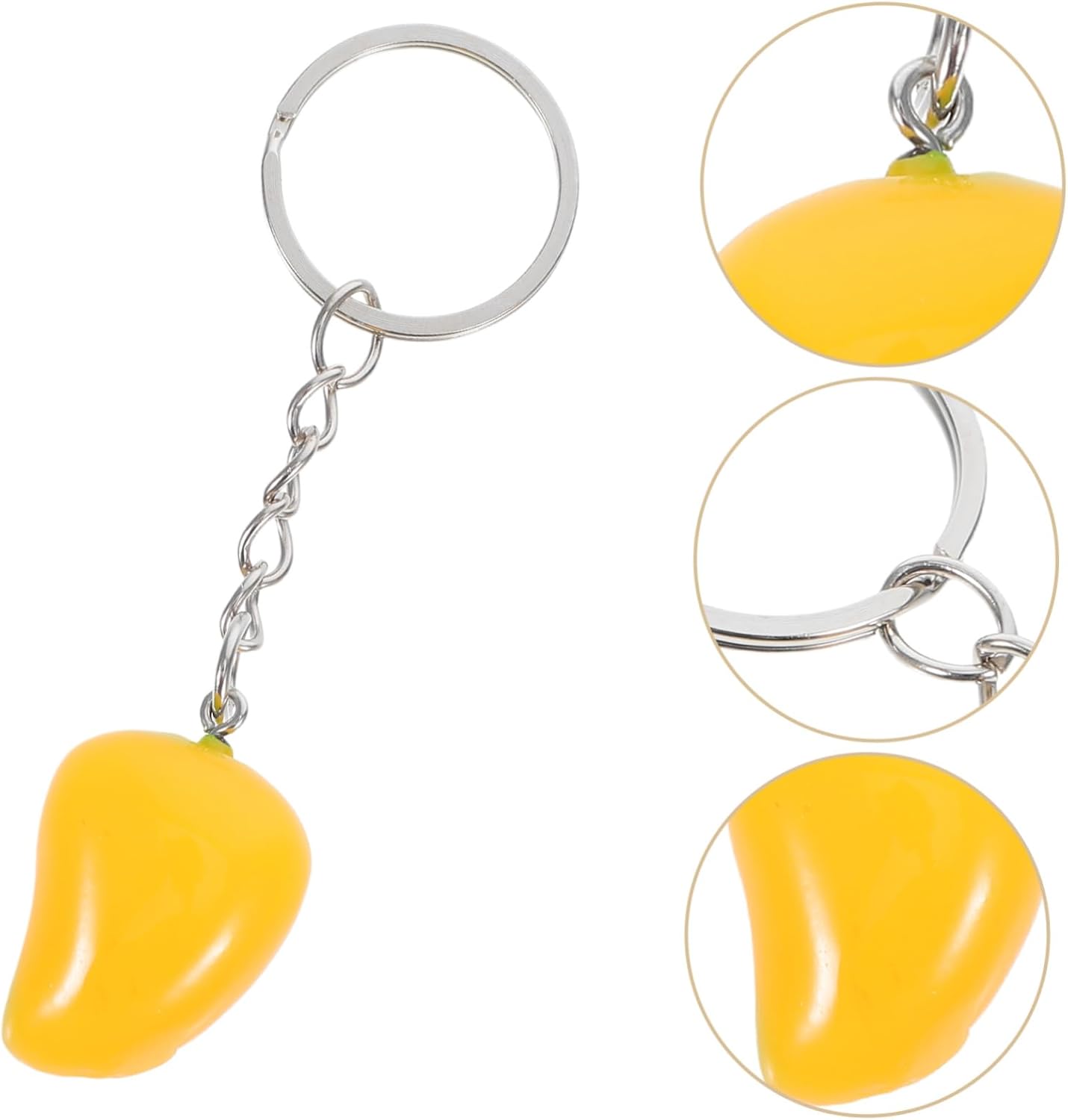 Luxshiny 10pcs Mango Keychain Bag Pendants