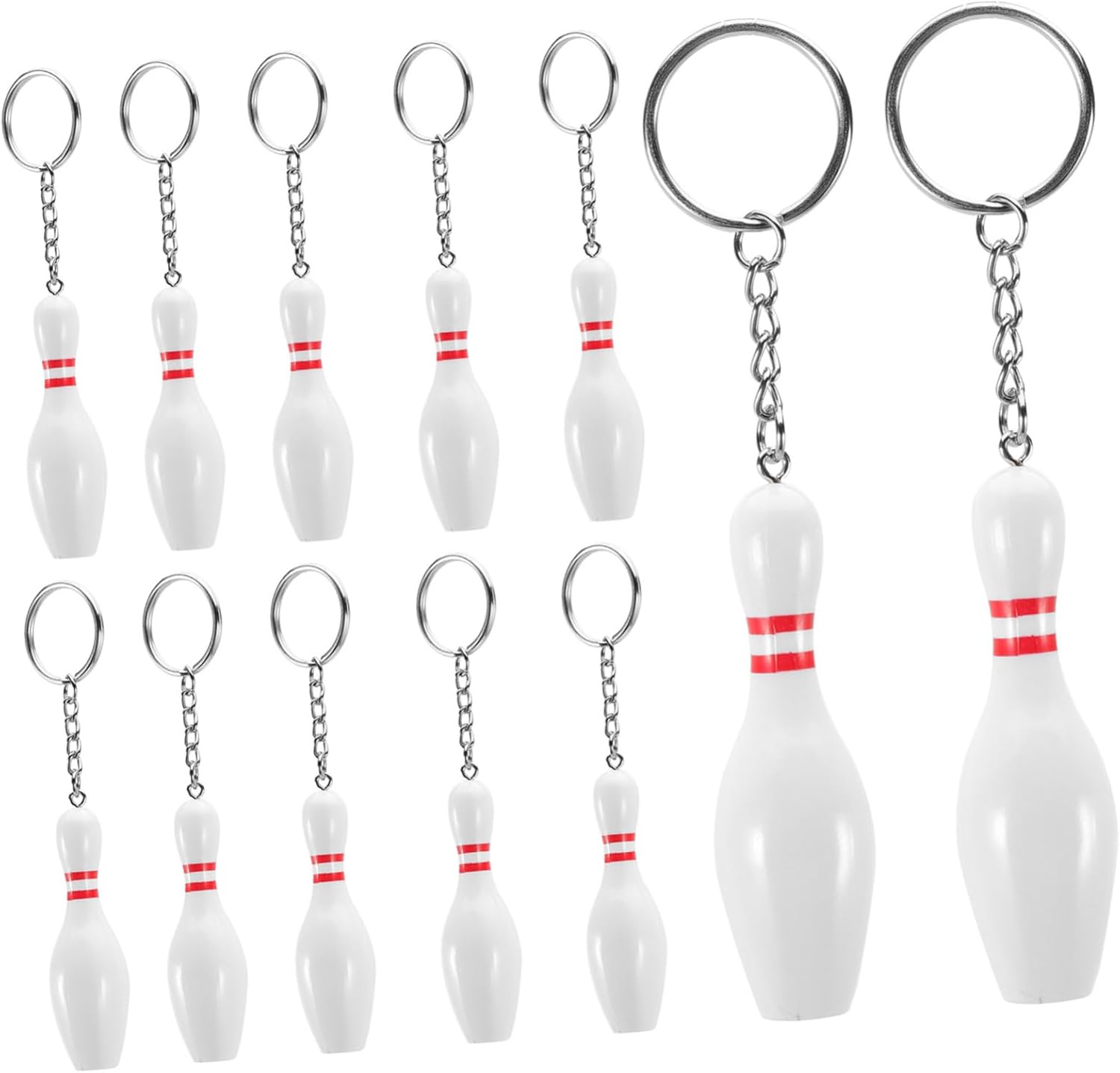 BESTonZON Bowling Keychains Cute Cartoon Design
