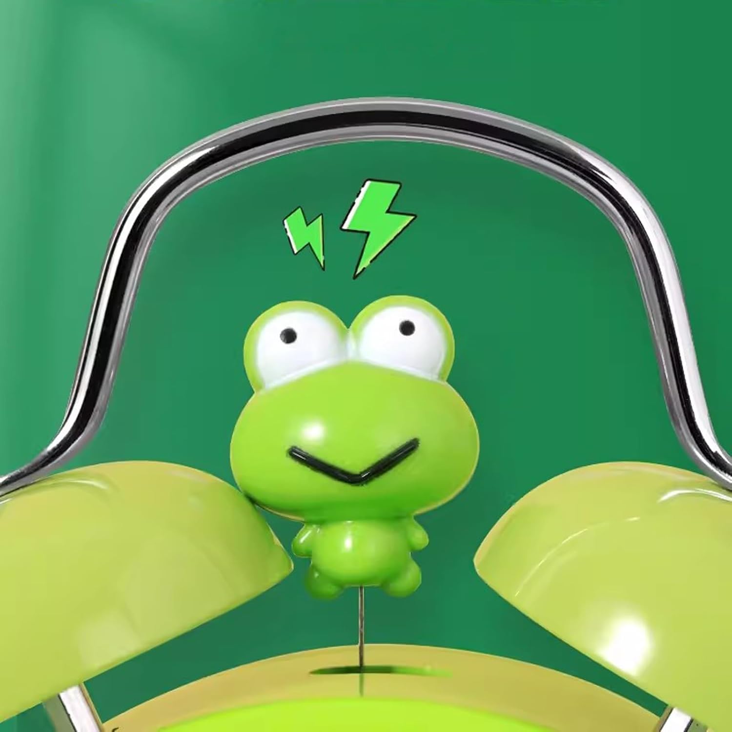 GRFIT Frog Alarm Clock for Children with Double Bell