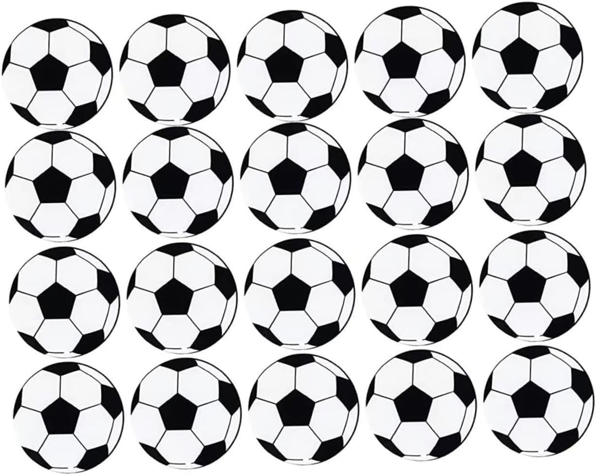 Totority 20pc Soccer Ball Keychains for Backpacks and Parties