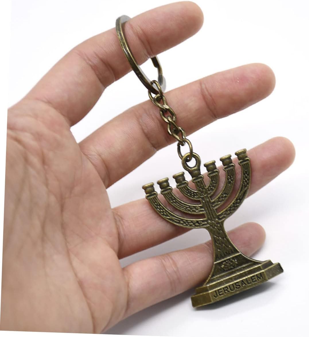 20 Pcs Hanukkah Key Ring Tote Purse Backpack Keychain