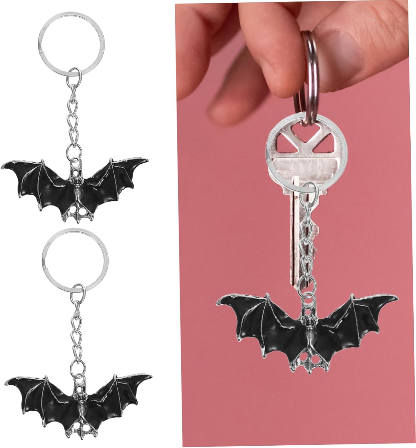 Totority 18pcs Halloween Keychain Decorative Pack