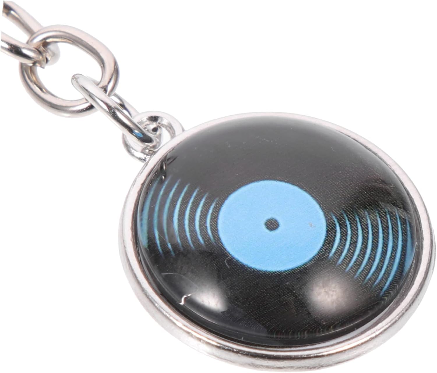 GALPADA 8 Pcs Record Keychain Key Decoration Set