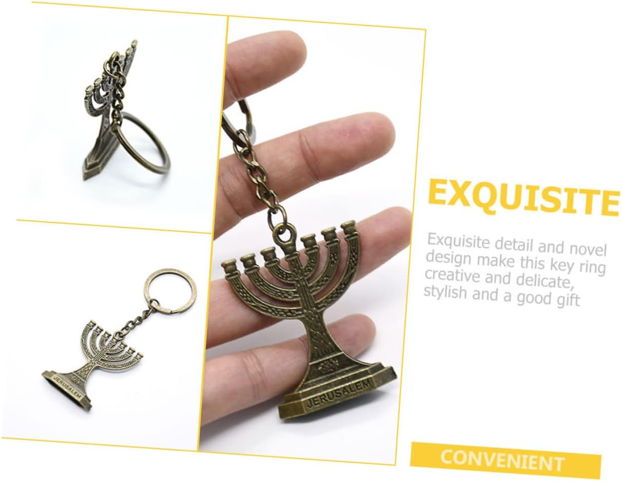 20 Pcs Hanukkah Key Ring Tote Purse Gift Ornaments Backpack Keychain