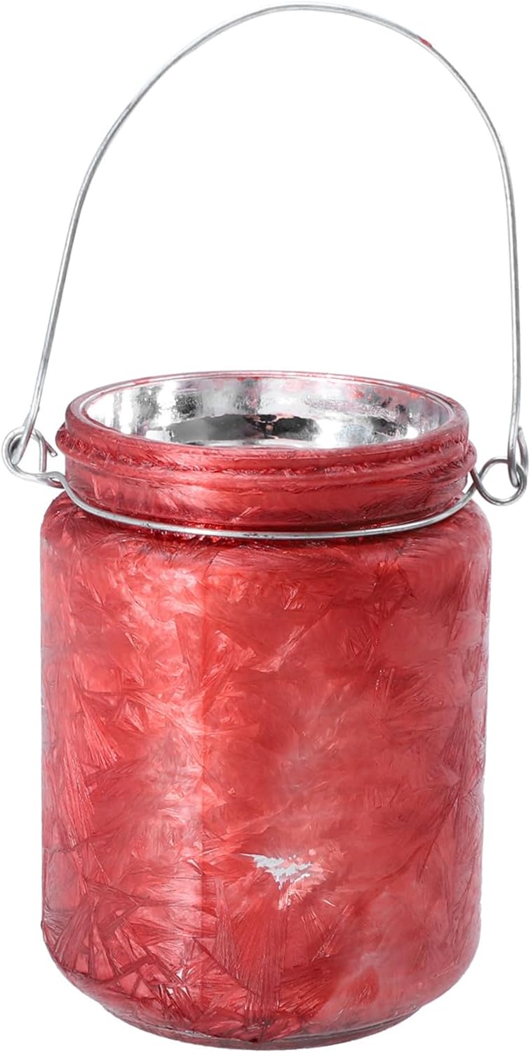 Cabilock Christmas Glass Candle Holder Elegant Votive Cup for Table Centerpieces