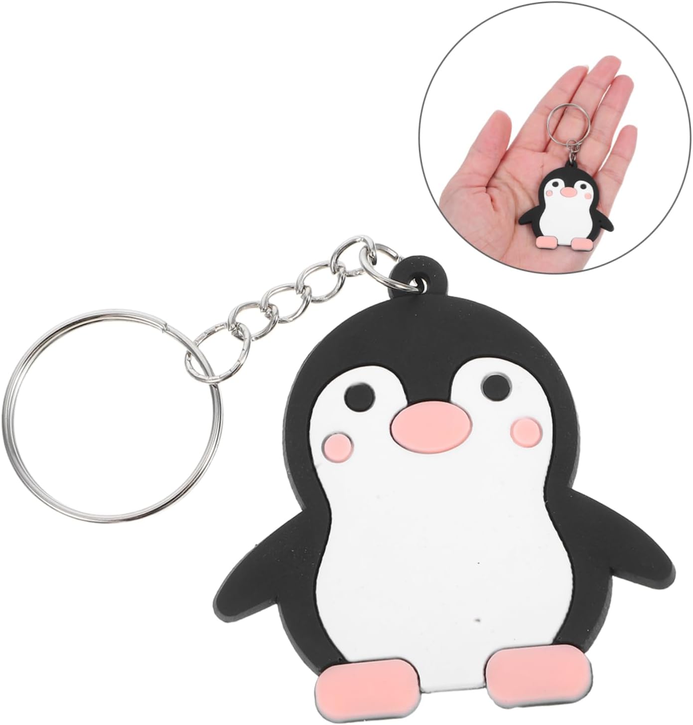 Wakauto 24pcs Adorable Penguin Keychain Set
